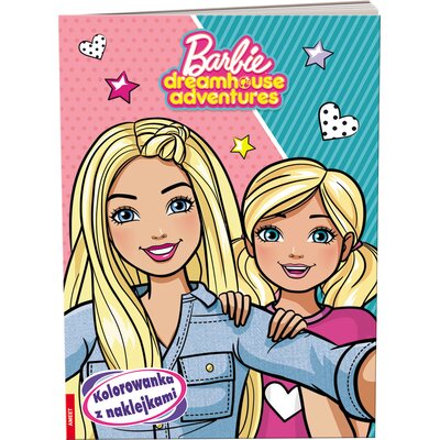 Kolorowanka Barbie Dreamhouse Adventures z naklejkami NA-1202