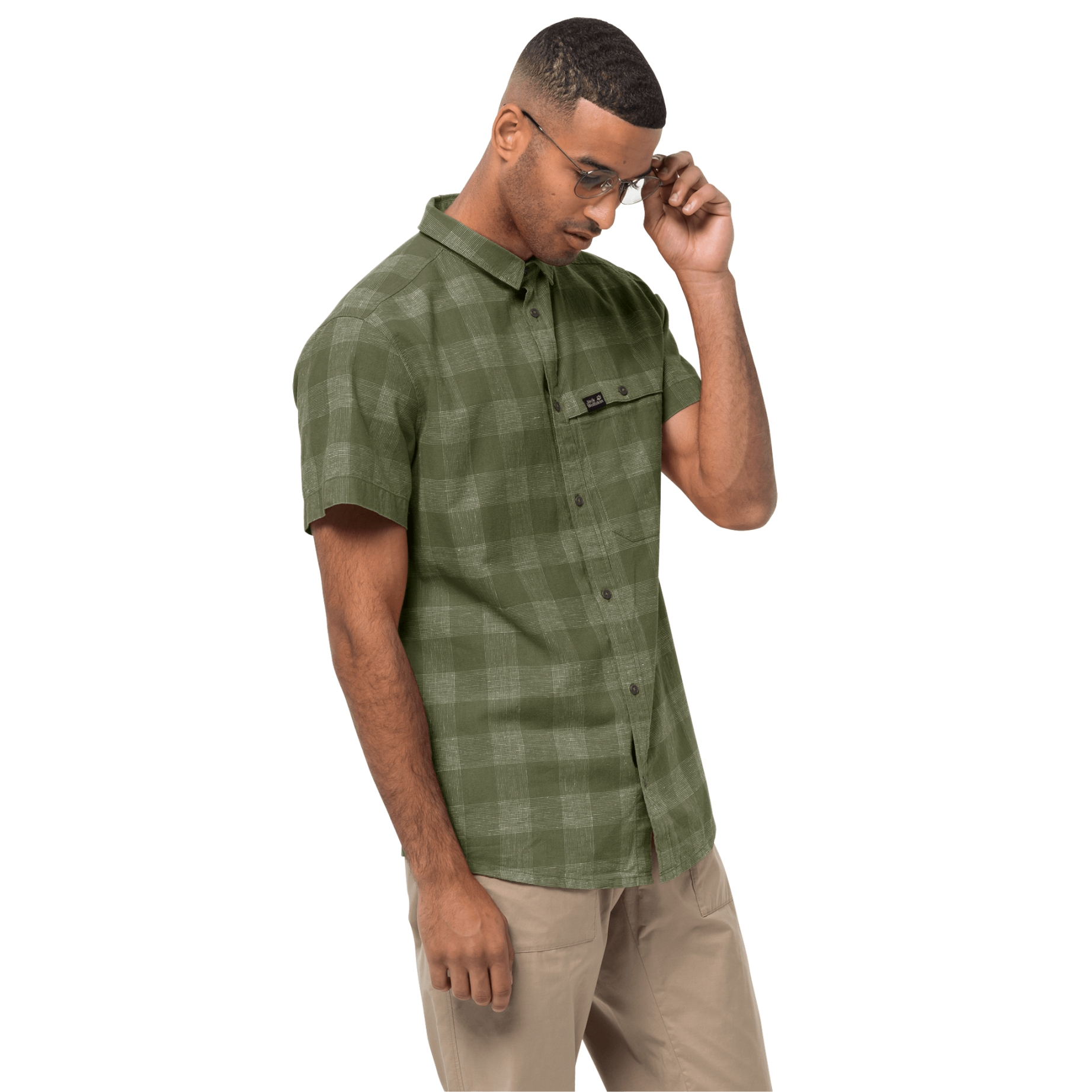 Koszula męska HIGHLANDS SHIRT M greenwood checks - M