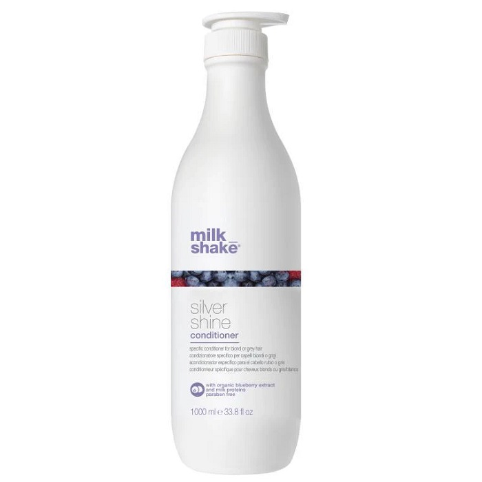 Milk Shake Silver Shine odżywka do włosów niwelująca żółte odcienie, 1000 ml