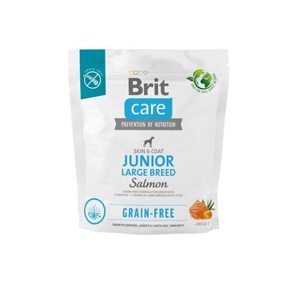 Karma dla psa BRIT CARE Dog Grain-Free Junior Large Breed Łosoś i ziemniaki 1 kg