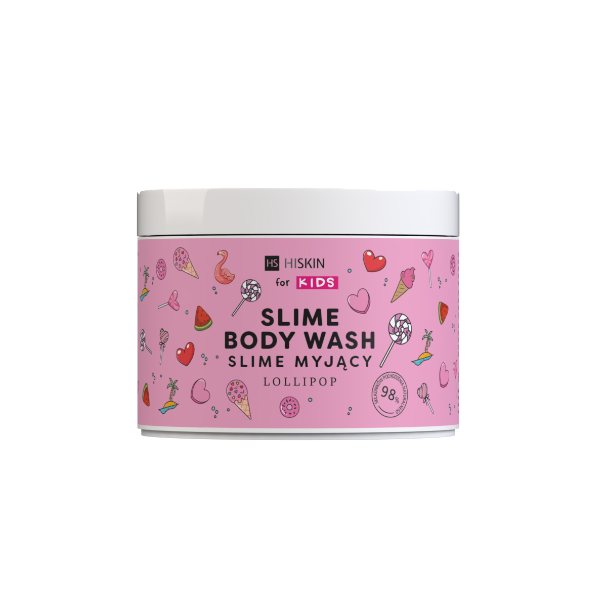 Hiskin For Kids slime myjący dla dzieci, 150 ml