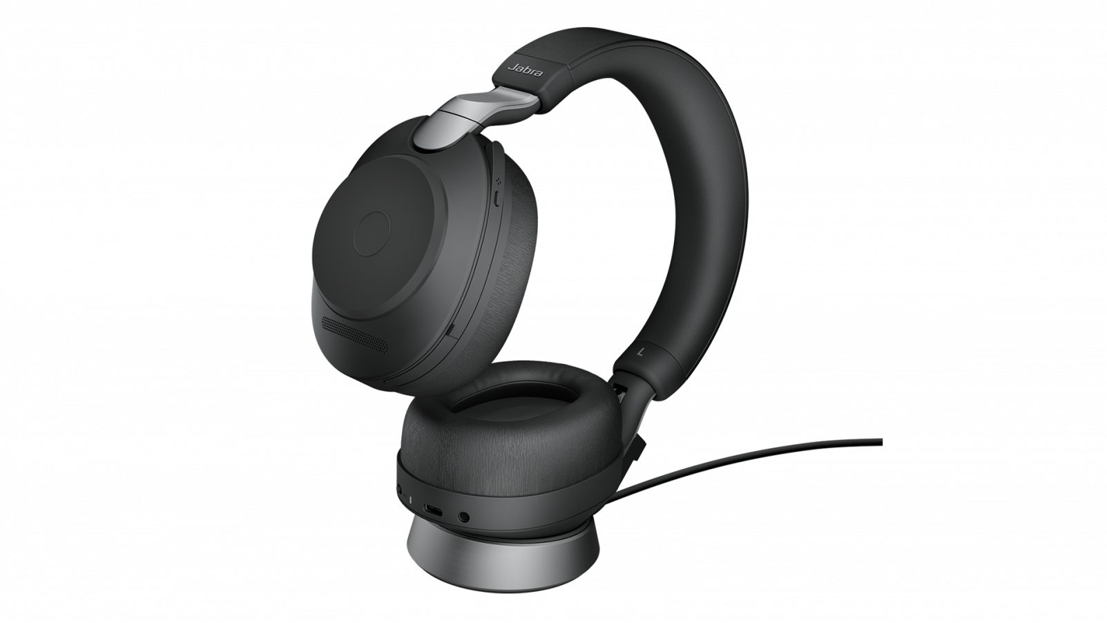 Słuchawki bezprzewodowe Jabra Evolve2 85 UC Stereo Stand Black - 28599-989-889