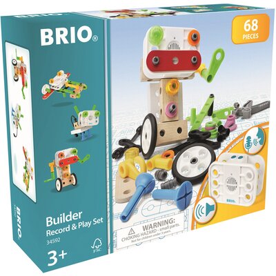 Klocki konstrukcyjne BRIO Builder Zestaw do nagrywania i odtwarzania dźwięku 63459200