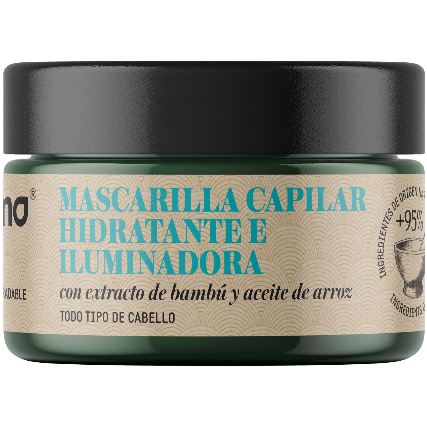 Ecoderma nawilżająca maska do włosów, 250 ml