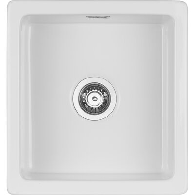 Zlewozmywak jednokomorowy DEANTE Sabor ZCB 6103 Biały 47.5x45