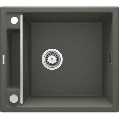 Zlewozmywak jednokomorowy DEANTE Magnetic ZRM T103 Antracyt 50x56