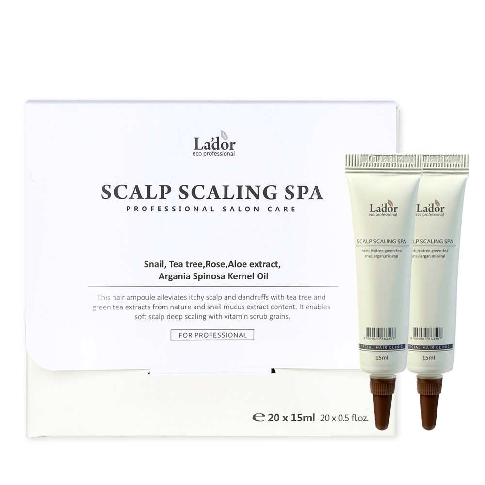 La'dor Scalp Scaling Spa peeling do skóry głowy głęboko złuszczający martwe komórki naskórka i zanieczyszczenia, 15 g