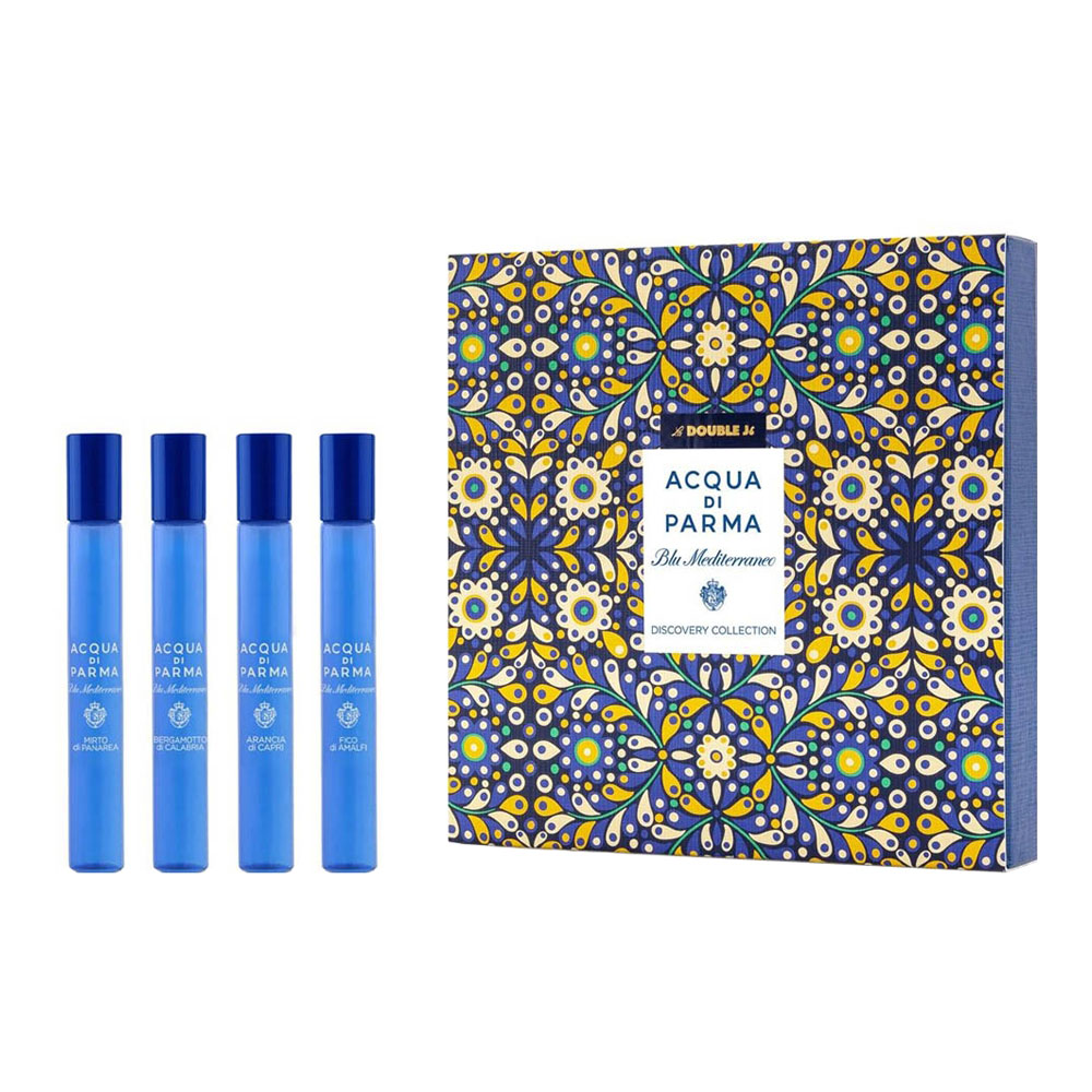 Acqua Di Parma zestaw unisex: woda toaletowa Blu Mediterraneo Discovery Arancia Di Capri, 10 ml + woda toaletowa Bergamotto Di Calabria, 10 ml + wo...