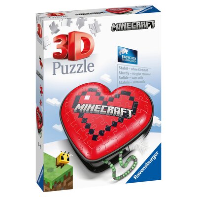 Puzzle 3D RAVENSBURGER Minecraft Serce (54 elementy)