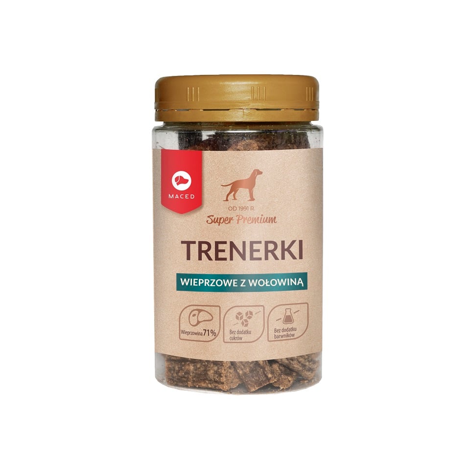 MACED Trenerki wieprzowe z wołowina 150 g