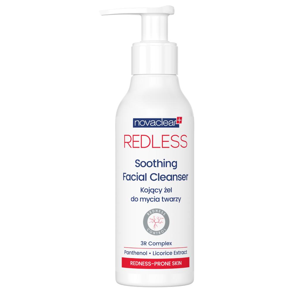 Novaclear Redless kojący żel do mycia twarzy, 150 ml