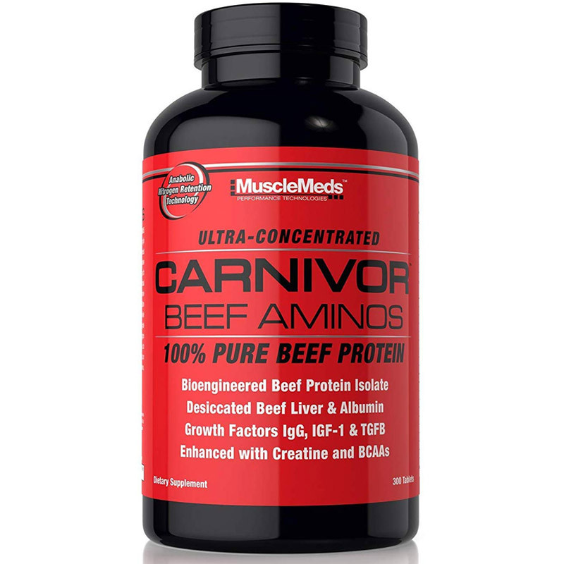 MuscleMeds Carnivor Beef Aminos suplement diety, 300 tabl./1 opak.