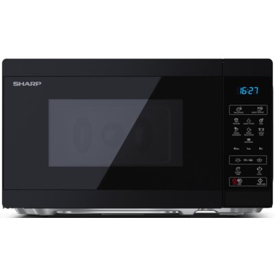 Kuchenka mikrofalowa SHARP YC-MS02E-B 800W średnica 25.5 cm pojemność 20L Czarny