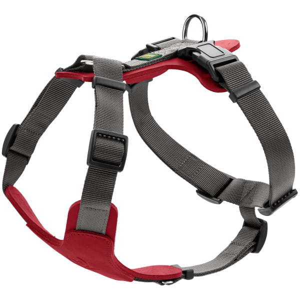 Hunter Szelki dla psa Aalborg skóra/materiał czerwone