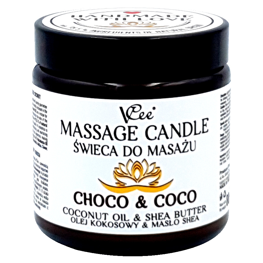 Vcee Choco&Coco świeca do masażu ciała, 80 g