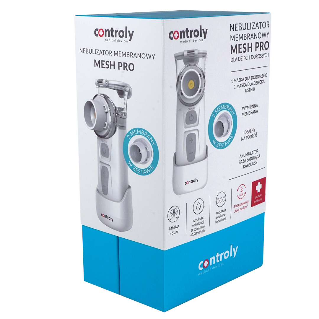 Controly Mesh Pro nebulizator dla dzieci i dorosłych, 1 szt.