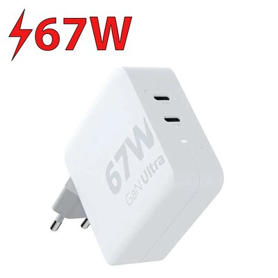 Ładowarka sieciowa XTORM GaN Ultra 67W Biały