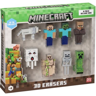 Zestaw gumek MINECRAFT A (8 sztuk)