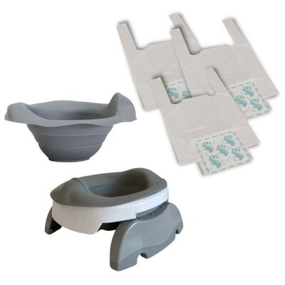 Nocnik POTETTE PLUS 2719 Biało-szary