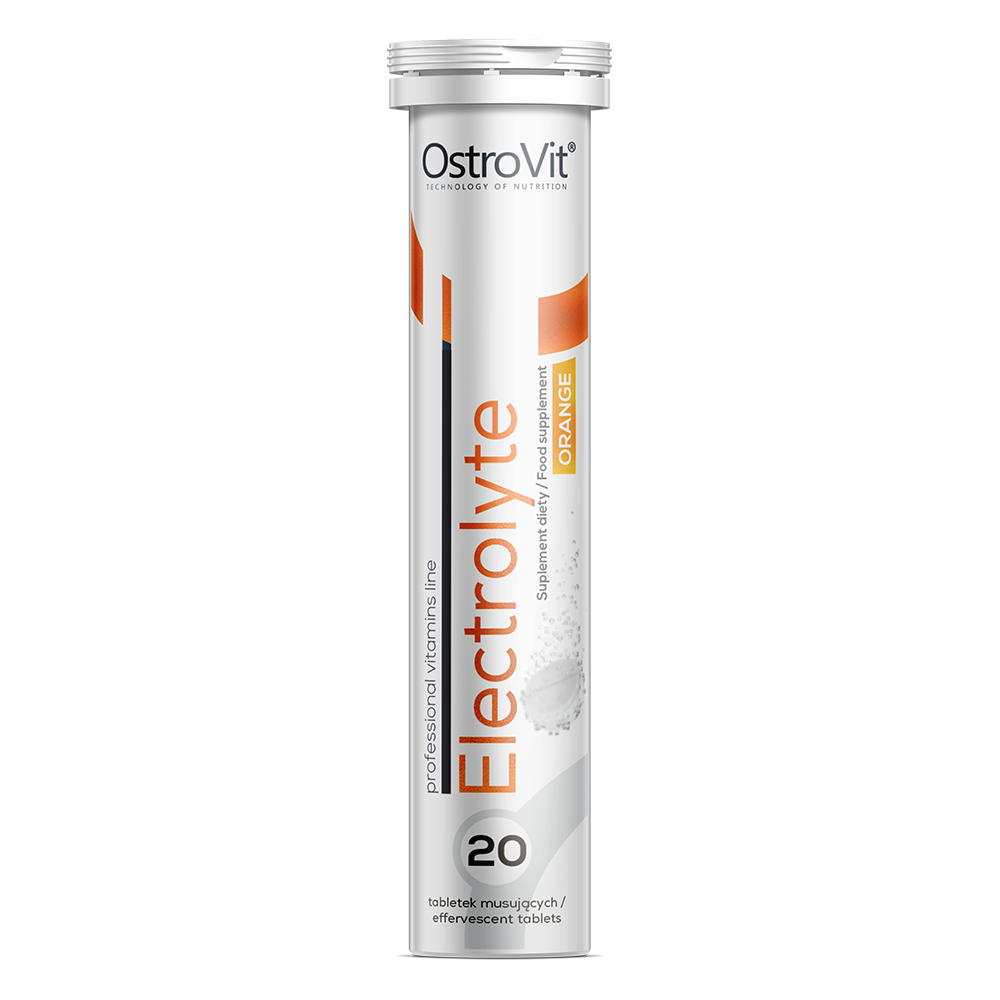 OstroVit Elektrolity suplement diety o smaku pomarańczowym, 20 tabl./1 opak.