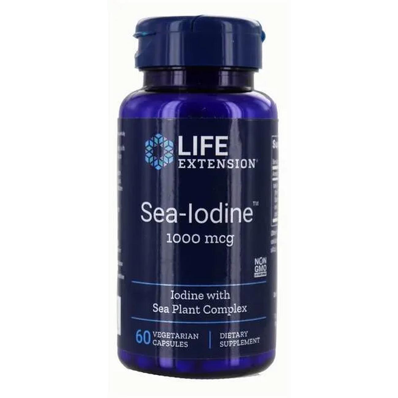 Life Extension Sea Iodine suplement diety (jod Morski), 1000mcg, 60 kaps./1 opak.