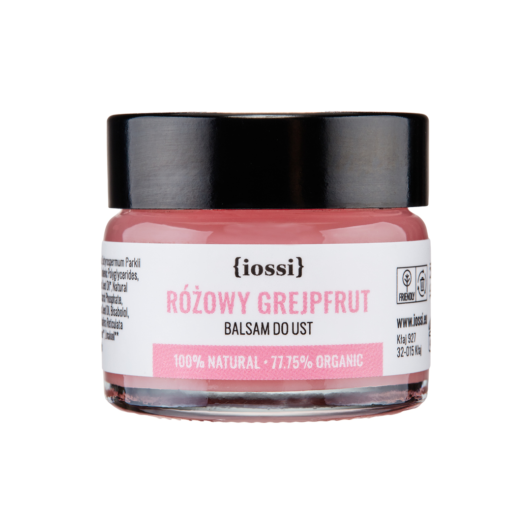 iossi, Różowy grejpfrut, balsam do ust, 15 ml