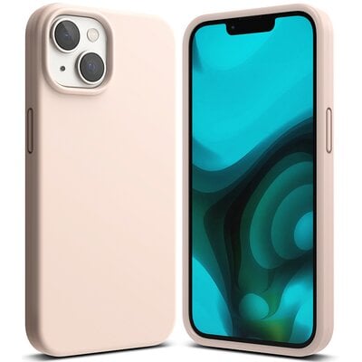 Etui RINGKE Silicone do Apple iPhone 14 Plus/15 Plus Piaskowy róż