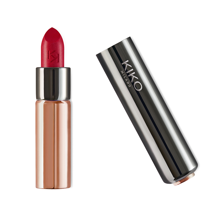 Kiko Milano Gossamer Emotion kremowa pomadka do ust 113 Pearly Tulip Red, 3,5 g