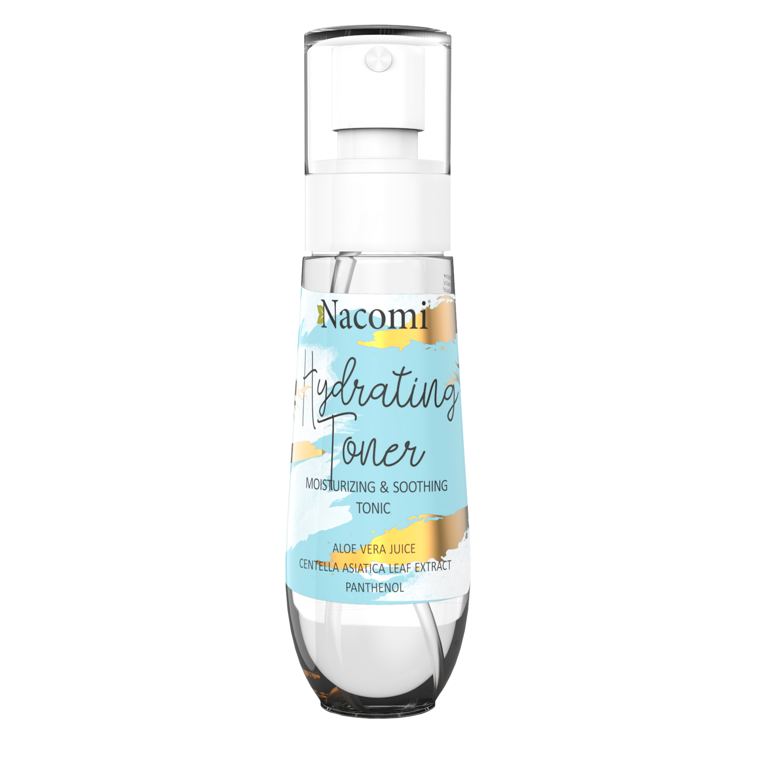 Nacomi Hydrating Toner kojąco-nawilżający tonik do twarzy, 80 ml