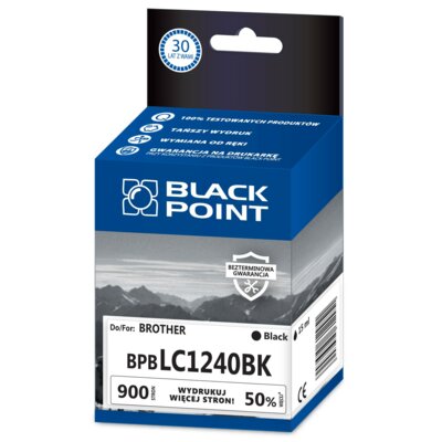 Tusz BLACK POINT do Brother LC-1240BK Czarny 15 ml BPBLC1240BK