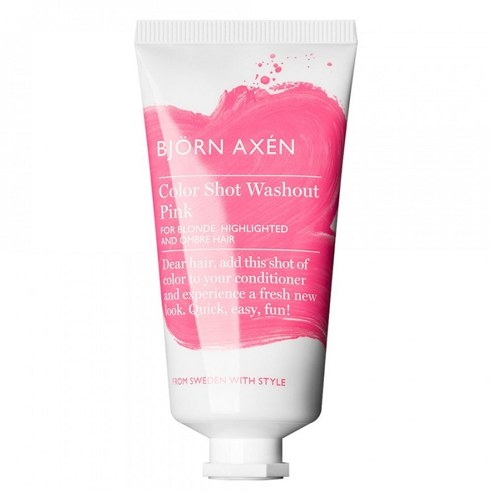 Björn Axén Color Shot Washout zmywalna farba do włosów Pink, 50 ml
