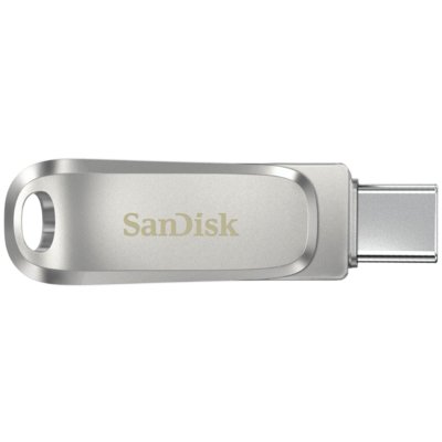 Pendrive SANDISK Ultra Dual Drive Luxe 1TB, USB-C / USB 3.2 Gen. 1 (USB 3.0), Odczyt 400 Mb/s Srebrny
