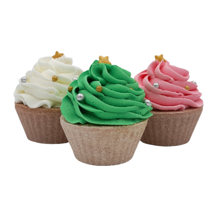 Green Garden zestaw: kule do kąpieli w kształcie choinek, 3x100 g