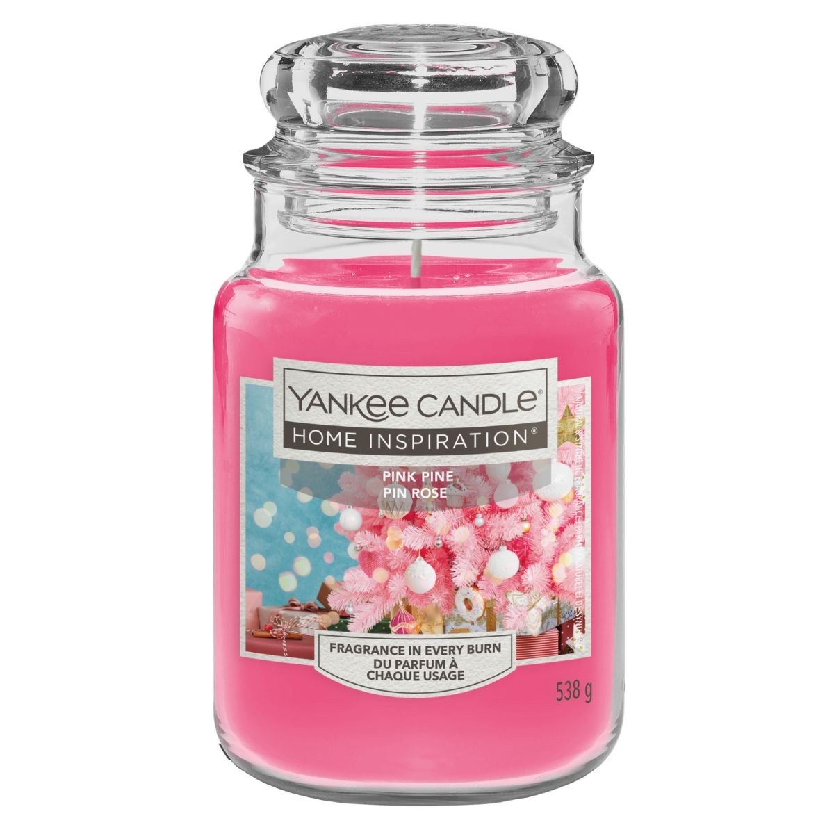 Yankee Candle Home Inspiration Pink Pine świeca zapachowa duża, 538 g