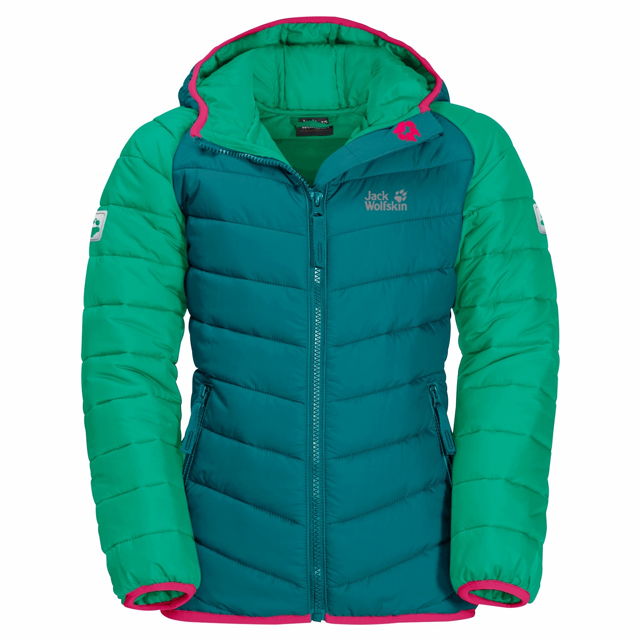 Kurtka ocieplana dla dzieci Jack Wolfskin K ZENON JKT bay blue - 92