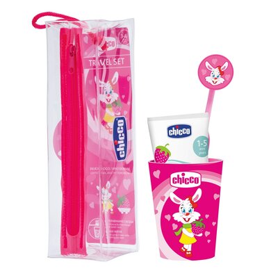 Zestaw podróżny dla dzieci CHICCO 3-6 l Różowy