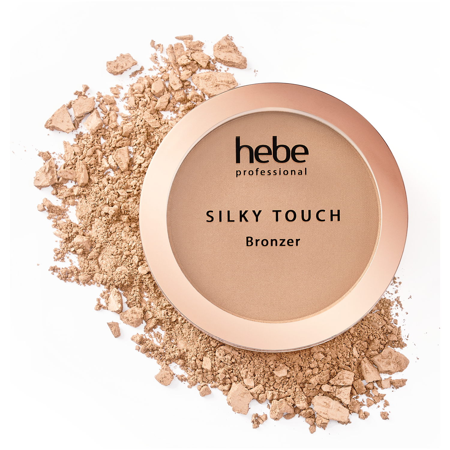 Hebe Professional Silky Touch Bronzer bronzer do konturowania i modelowania twarzy gold sand, 10 g