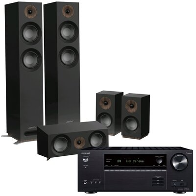 Kino domowe ONKYO TX-RN6100B + JAMO S-807 HCS 5.0 Czarny