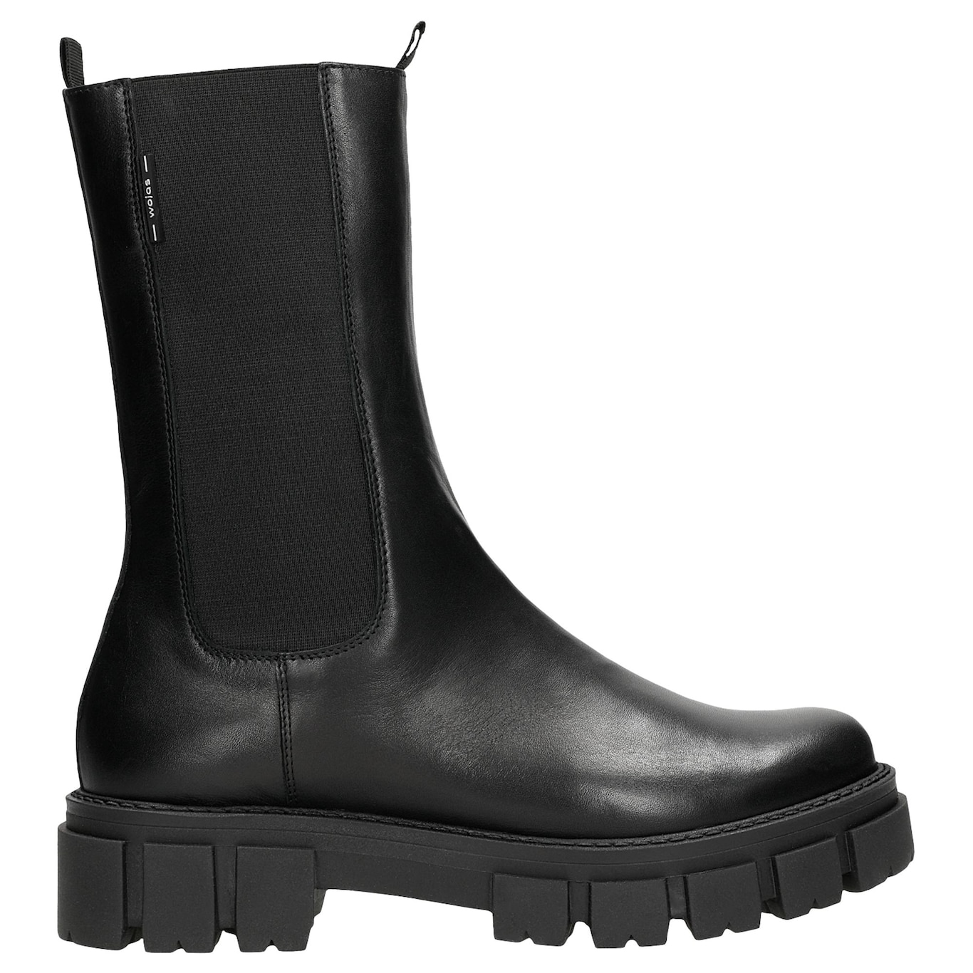 Wojas Czarne Skórzane Sztyblety Damskie