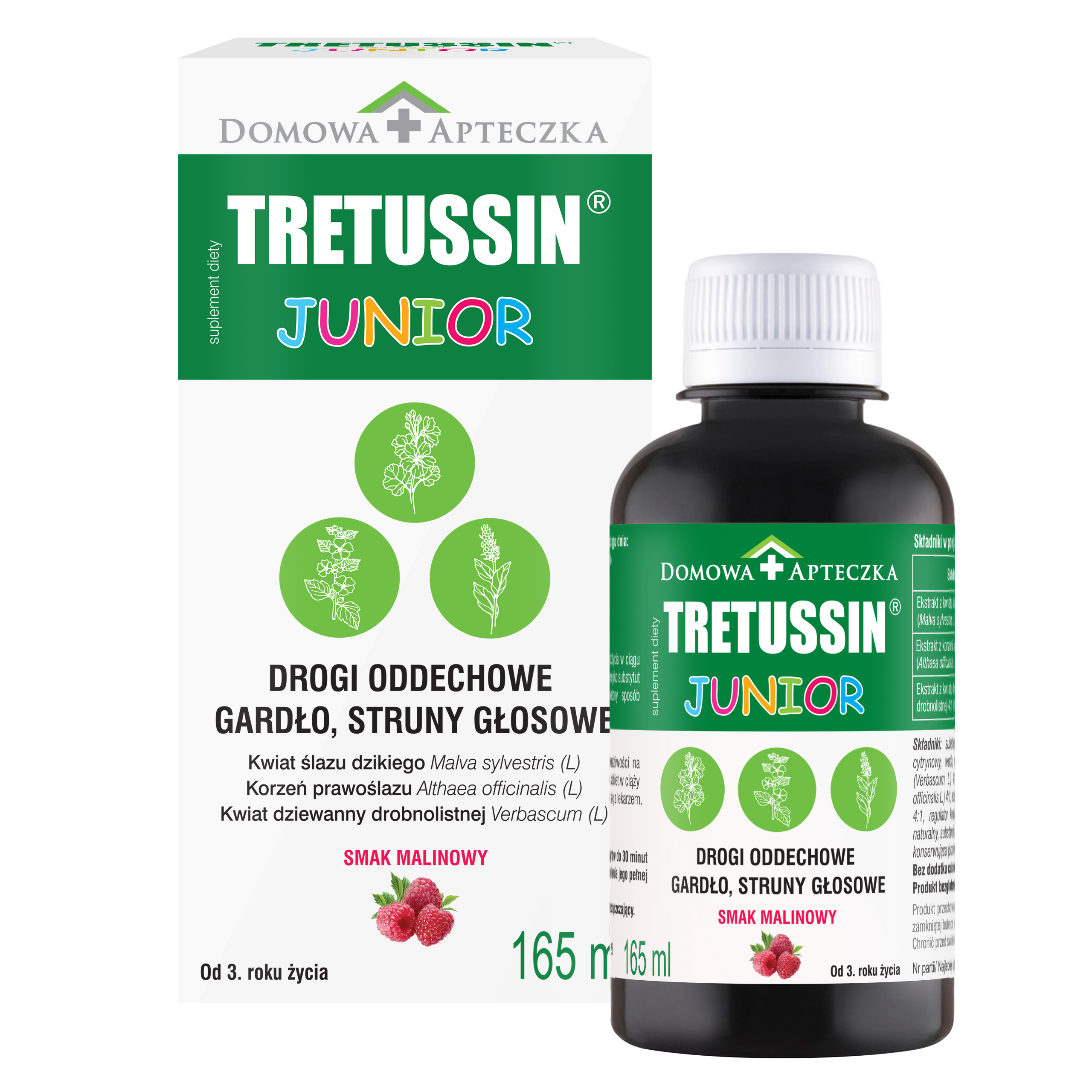Domowa Apteczka Tretussin junior suplement diety, 165 ml