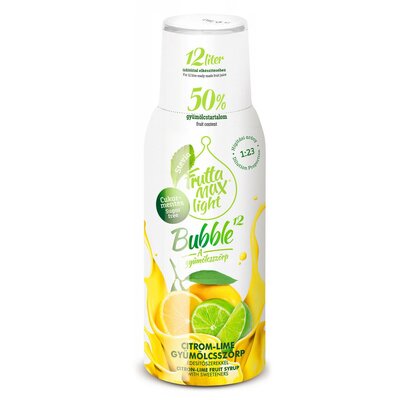 Syrop do saturatorów FRUTTAMAX Light Cytryna-limonka 500 ml bez cukru