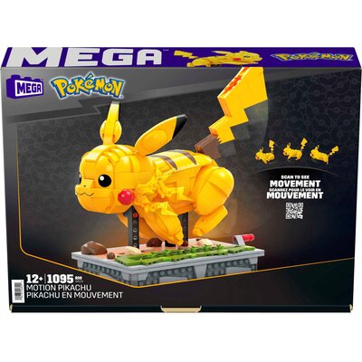 Klocki plastikowe MEGA Pokemon Pikachu Kolekcjonerski Pokemon do zbudowania HGC23