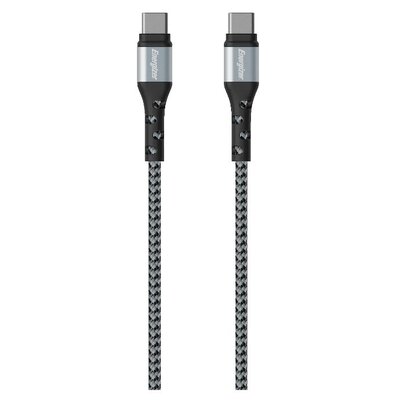 Kabel USB-C - USB-C ENERGIZER Ultimate 2 m Srebrny