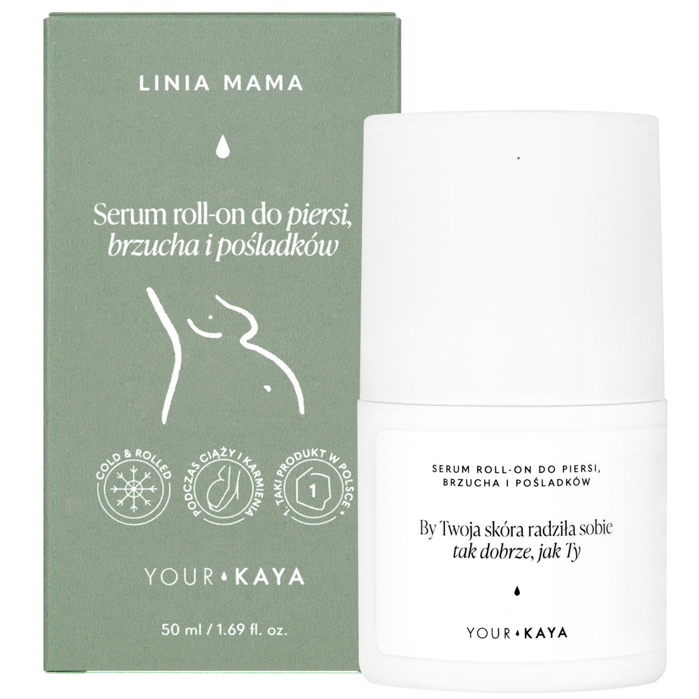 Your Kaya Mama serum roll-on do piersi, brzucha i pośladków, 50 ml