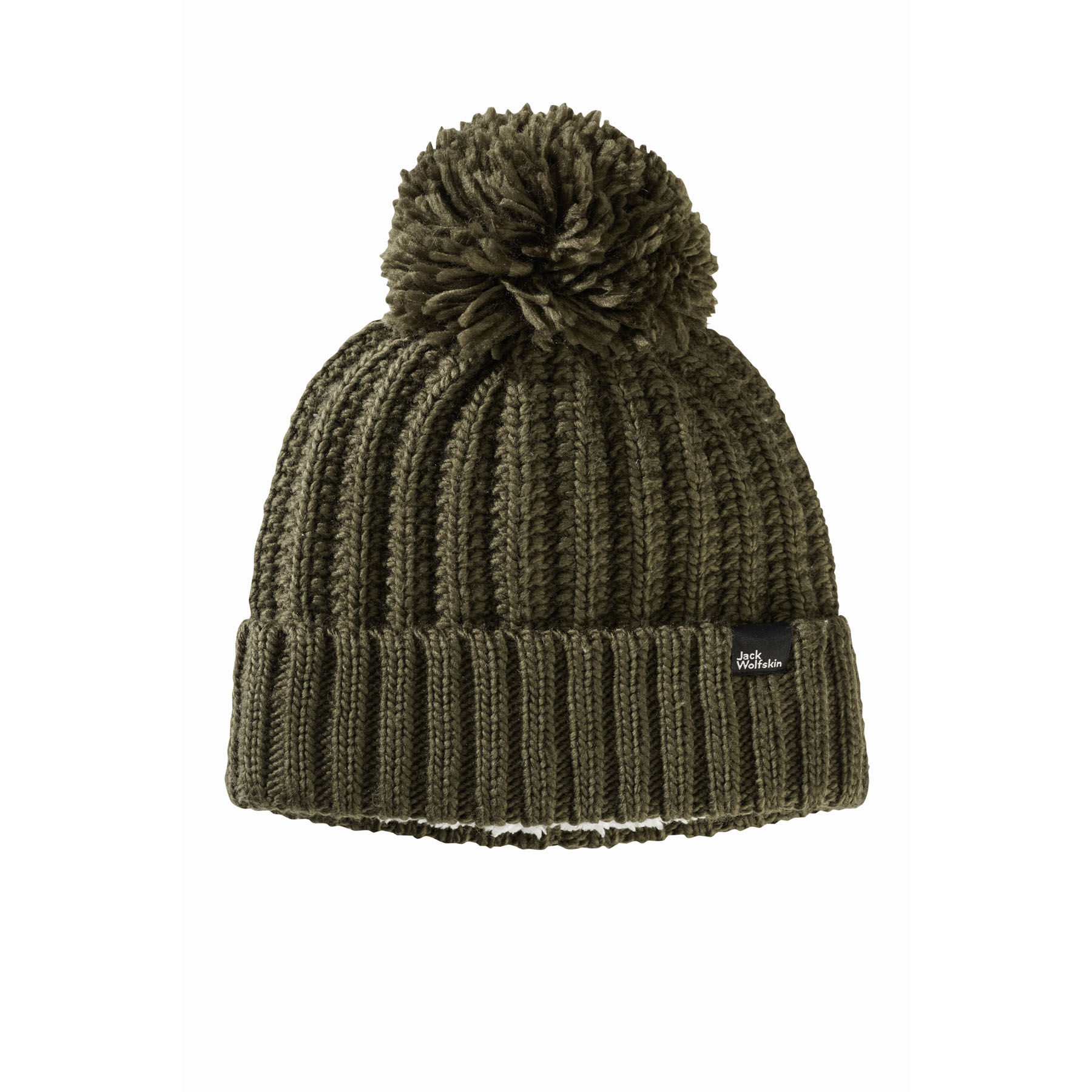 Czapka na zimę Jack Wolfskin HIGHLOFT KNIT BEANIE W island moss - M