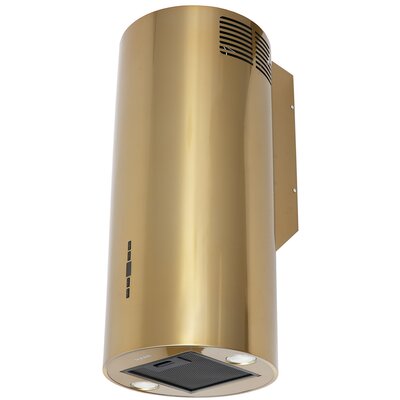 Okap MAAN Elba W 731 Złoty połysk 300m3/h 61dB klasa C Włącznik i wylącznik oświetlenia