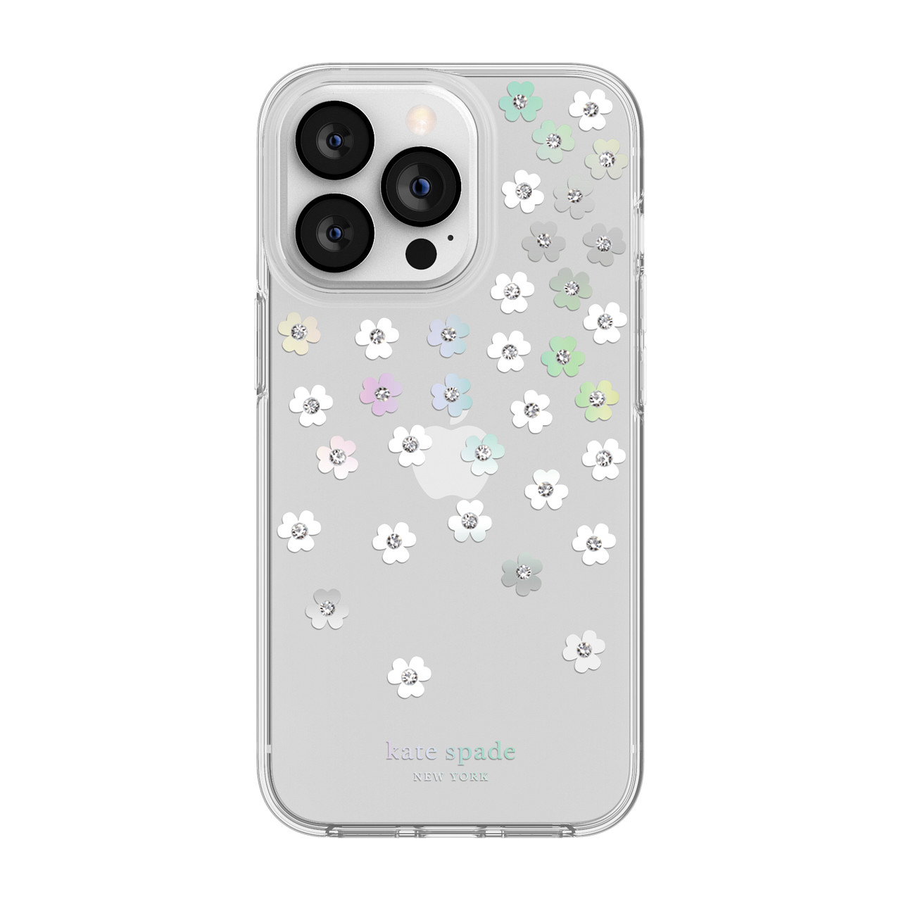Kate Spade New York Hardshell - obudowa ochronna do iPhone 13 Pro (przezroczysta w kwiaty)