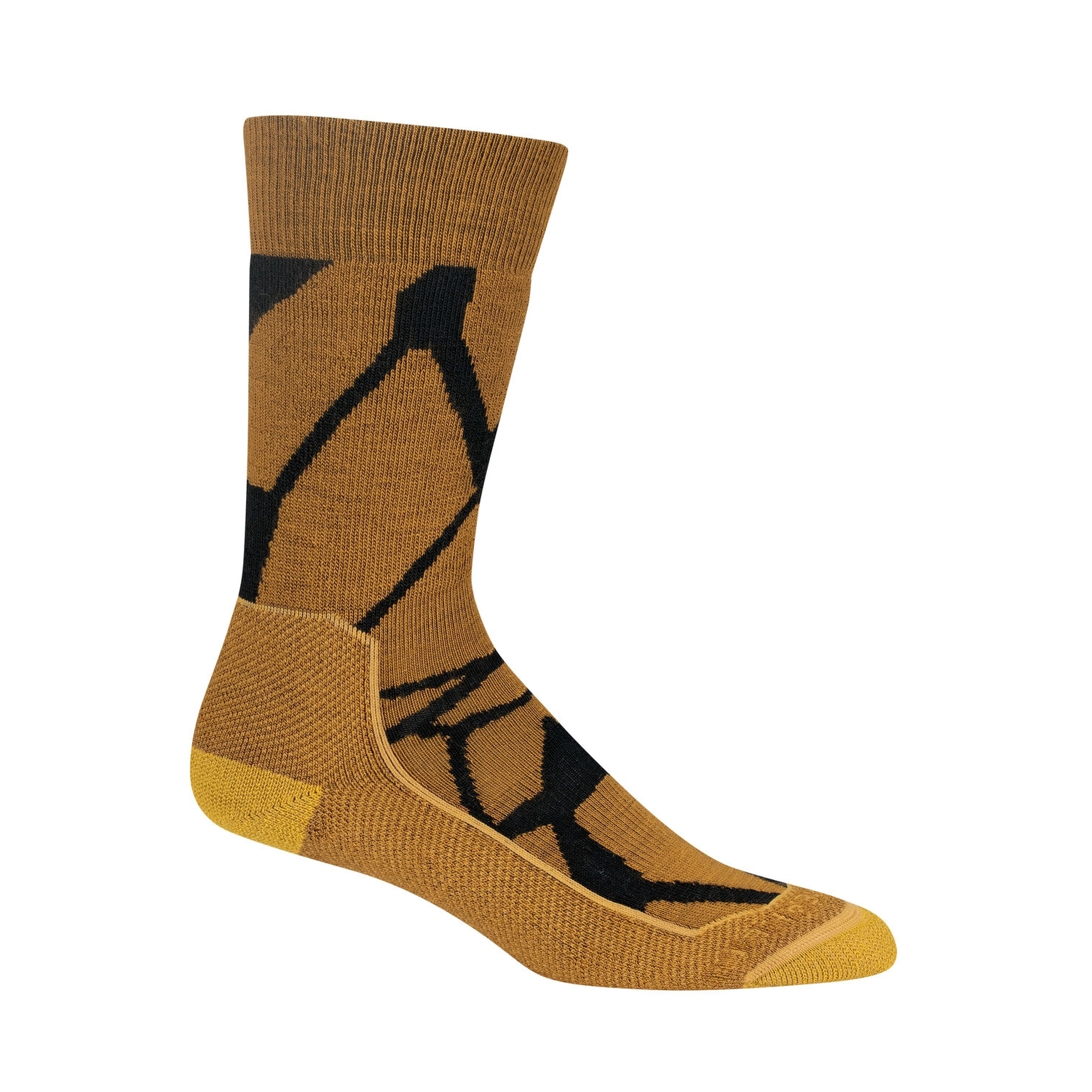 Damskie skarpety trekkingowe Icebreaker Hike+ Medium Crew fractured landscapes clove/black - 38-40