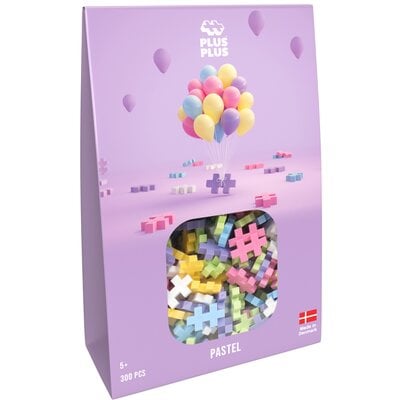 Klocki plastikowe PLUS-PLUS Basic Pastelowe 014-3352