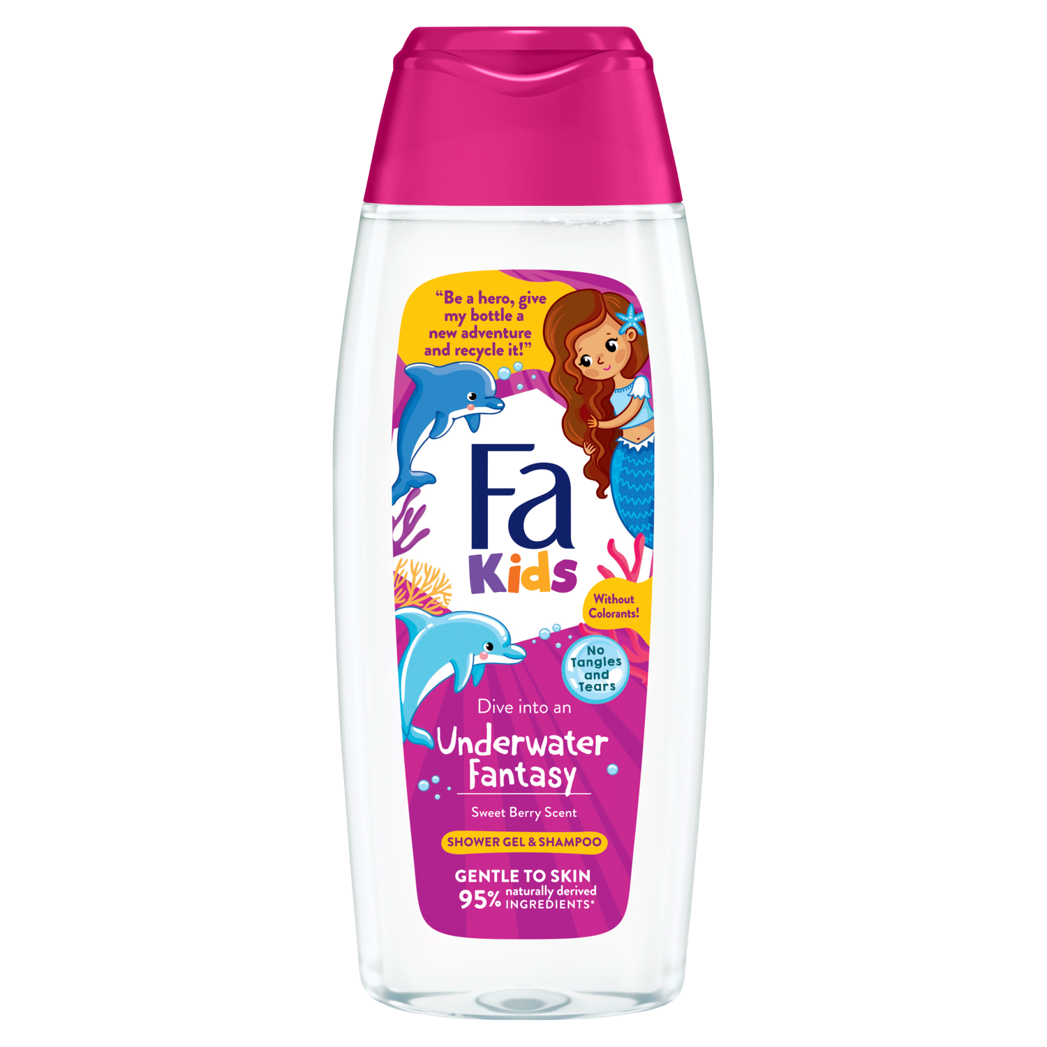 Fa Kids Underwater Fantasy żel pod prysznic i szampon dla dzieci, 400 ml